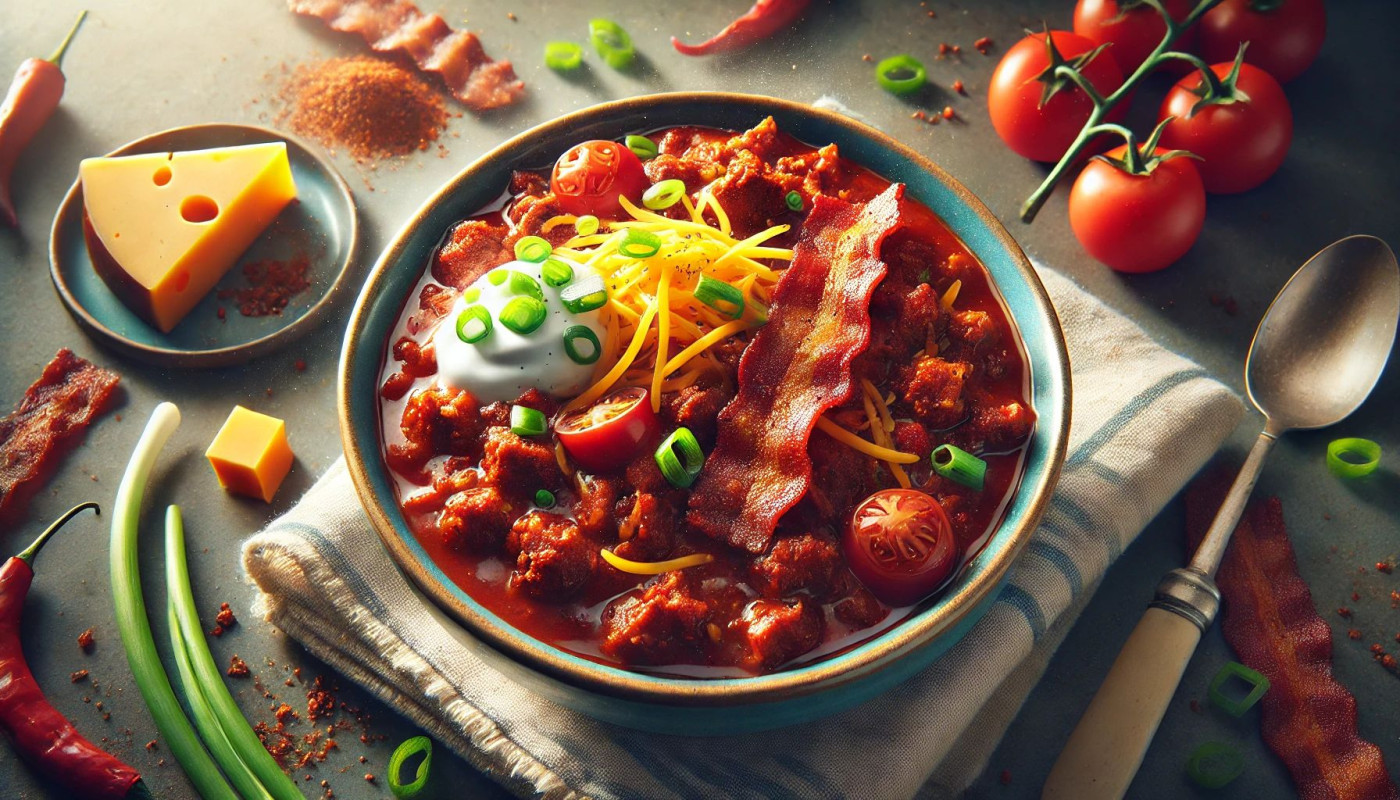 keto chili with bacon optimized